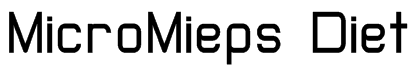MicroMieps Diet Font