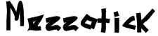 Mezzotick Font