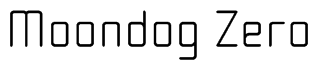 Moondog Zero Font