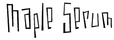 Maple Serum Font