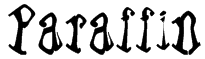 Paraffin Font