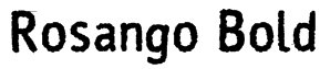 Rosango Bold Font
