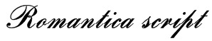 Romantica script Font