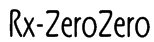 Rx-ZeroZero Font