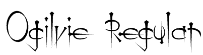 Ogilvie Regular Font