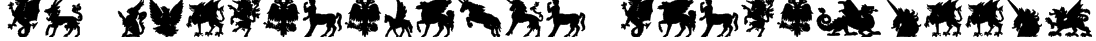 SL Mythological Silhouettes Font