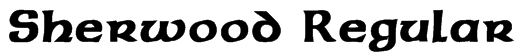 Sherwood Regular Font