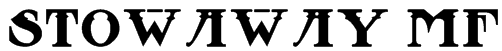 Stowaway MF Font