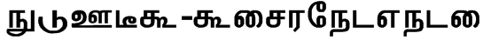 ELCOT-Tirunelveli Font
