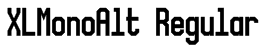 XLMonoAlt Regular Font