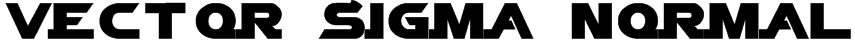 Vector Sigma Normal Font