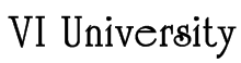 VI University Font
