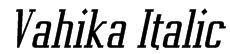 Vahika Italic Font