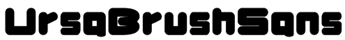 UrsaBrushSans Font