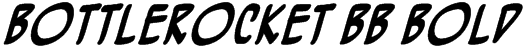 BottleRocket BB Bold Font