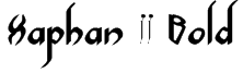 Xaphan II Bold Font