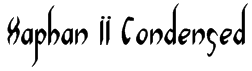 Xaphan II Condensed Font