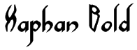 Xaphan Bold Font