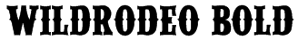 WILDRODEO Bold Font