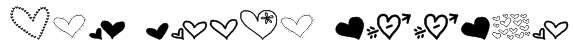 MTF Heart Doodle Font