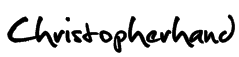 Christopherhand Font