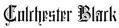 Colchester Black Font