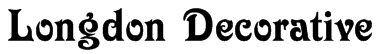 Longdon Decorative Font