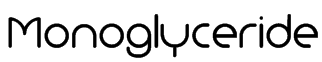 Monoglyceride Font