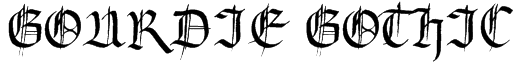Gourdie Gothic Font