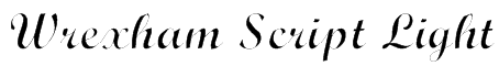 Wrexham Script Light Font