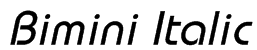 Bimini Italic Font