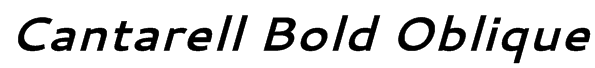 Cantarell Bold Oblique Font