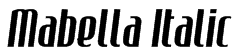 Mabella Italic Font