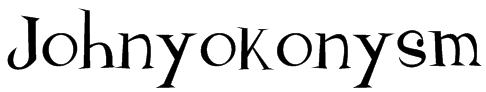 Johnyokonysm Font