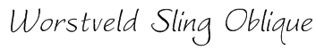 Worstveld Sling Oblique Font