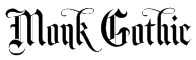 Monk Gothic Font