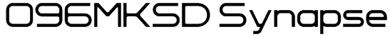 096MKSD Synapse Font