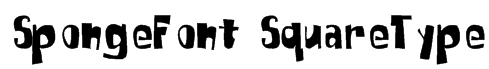 SpongeFont SquareType Font