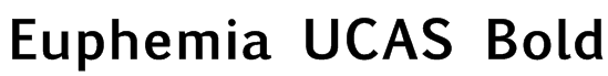 Euphemia UCAS Bold Font
