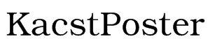 KacstPoster Font