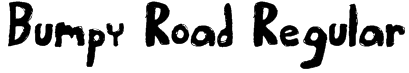 Bumpy Road Regular Font