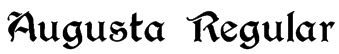 Augusta Regular Font
