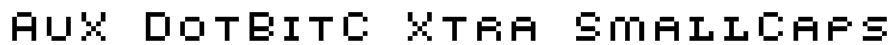 AuX DotBitC Xtra SmallCaps Font