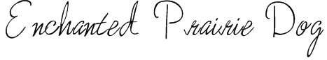 Enchanted Prairie Dog Font
