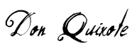 Don Quixote Font