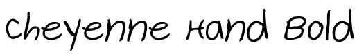 Cheyenne Hand Bold Font