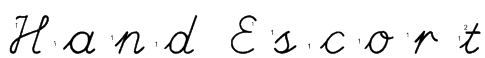 Hand Escort Font