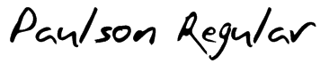 Paulson Regular Font