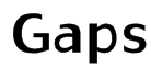 Gaps Font