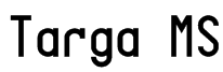 Targa MS Font